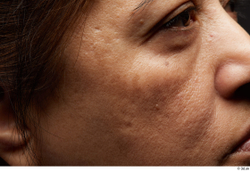 Eye Face Nose Cheek Hair Skin Woman Chubby Wrinkles Studio photo references